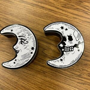 KILLSTAR Whimsy Crescent Moon Metal Tin Keepsake Stash Box Gothic Witch Decor